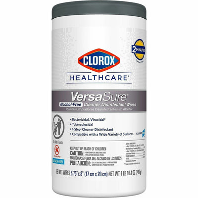 The Clorox Clorox Healthcare VersaSure Cleaner Disinfectant Wipes, White, CLO31757