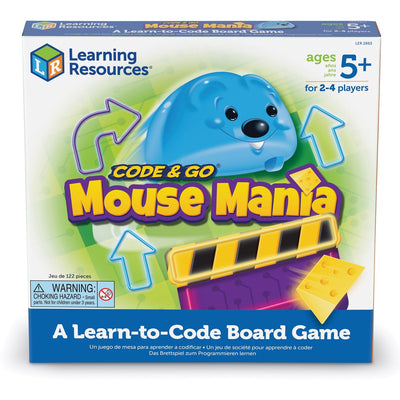 Learning Resources Code & Go Mouse Mania Board Game, LRNLER2863