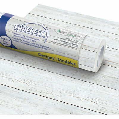 Dixon Ticonderoga Fadeless Shiplap Design Board Art Paper, Assorted, 1 Roll, PAC56795