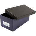 TOPS Oxford Index Card Storage Box, Black, OXF406462