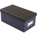TOPS Oxford Index Card Storage Box, Black, OXF406462