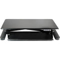 Kantek Electric Sit-Stand Desktop Riser, Black, KTKSTS965