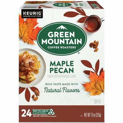 Keurig Dr Pepper . Green Mountain Coffee Roasters K-Cup, Pod Maple Pecan Coffee,Keurig K-Cup Pods, Light Roast, 24 Count, 24 / Box, GMT7674