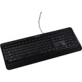 Verbatim America Illuminated Wired Keyboard, Black, VER99789