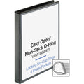 Business Source Locking D-Ring View Binder, Black, 8 1/2" Width x 11" Length, BSN26956