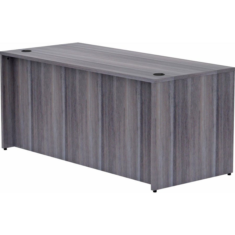 Lorell Essentials Series Rectangular Desk Shell, 1" Thickness - Top, LLR69546