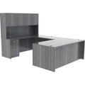 Lorell Essentials Series Stack-on Hutch with Doors, LLR69557