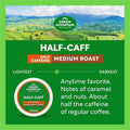 Keurig Dr Pepper . Green Mountain Coffee Roasters K-Cup Half-Caff Coffee, 4 / Carton, GMT6999CT