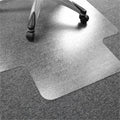Floortex Polycarbonate Lipped Chair Mat for Carpets up to 1/2" - 35" x 47", Clear, FLRFC118923LR