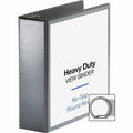 Business Source Heavy-duty View Binder, Black, 8 1/2" Width x 11" Length, BSN19750