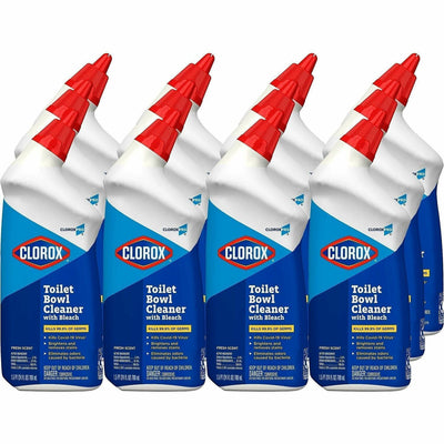 The Clorox CloroxPro™ Toilet Bowl Cleaner with Bleach, Clear, 2 / Pallet, CLO00031PL