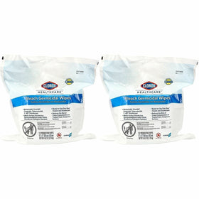 The Clorox Clorox Healthcare Bleach Germicidal Wipes Bucket Refill, White, 2 / Pallet, CLO30359PL