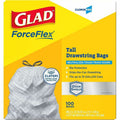 The Clorox CloroxPro™ Glad ForceFlex Tall Kitchen Drawstring Trash Bags, Gray, 78 / Bundle, CLO70427BD