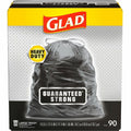 The Clorox Glad Strong Large Drawstring Trash Bags, Black, 34 / Bundle, CLO78952BD