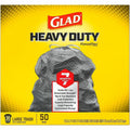 The Clorox Glad ForceFlexPlus Drawstring Large Trash Bags, Black, 3 / Carton, CLO78997CT