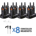 Midland Radio Midland Business Radio Bundle, Black, 8 / Box, MROLXT600BBX4