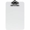 Business Source Plastic Clipboard, Clear, 6" Width x 9" Length, BSN01858