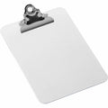 Business Source Plastic Clipboard, Clear, 6" Width x 9" Length, BSN01858