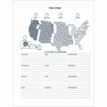 House of Doolittle Monthly Calendar Planner 2 Year Black Hard Cover 8-1/2 x 11 Inches, Silver, HOD262092