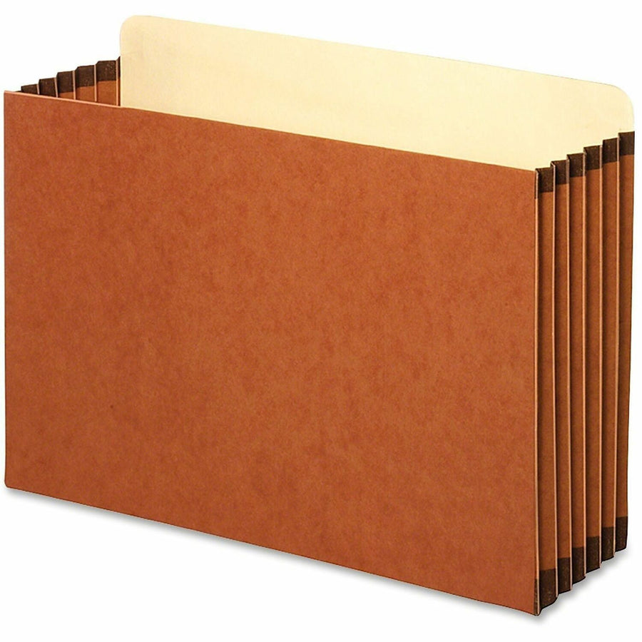 Pendaflex Legal-size File Cabinet Pocket, 4.5" x 15.125", Brown, Straight, 1050 Sheets, Tyvek Gusset, 10 / Box, PFXFC1536P
