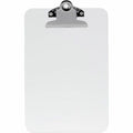 Business Source Plastic Clipboard, Clear, 6" Width x 9" Length, 12 / Box, BSN01858BX
