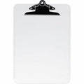 Business Source Spring Clip Plastic Clipboard, Clear, 8 1/2" Width x 11" Length, BSN01860