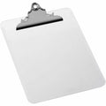 Business Source Spring Clip Plastic Clipboard, Clear, 8 1/2" Width x 11" Length, BSN01860