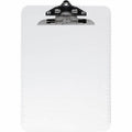 Business Source Spring Clip Plastic Clipboard, Clear, 8 1/2" Width x 11" Length, BSN01860