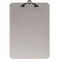 Business Source Spring Clip Plastic Clipboard, Smoke, 8 1/2" Width x 11" Length, BSN01861
