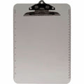 Business Source Spring Clip Plastic Clipboard, Smoke, 8 1/2" Width x 11" Length, 12 / Box, BSN01861BX