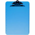 Business Source Spring Clip Plastic Clipboard, Blue, 8 1/2" Width x 11" Length, 12 / Box, BSN01863BX