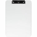 Business Source Flat Clip Clipboard, Clear, 9" Width x 12" Length, 6 / Bundle, BSN01869BD
