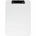 Business Source Flat Clip Clipboard, Clear, 9" Width x 12" Length, 6 / Bundle, BSN01869BD