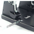 Business Source Adjustable Three-hole Punch, Black, BSN06527