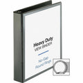 Business Source Premium Round Ring View Binder, Black, 8 1/2" Width x 11" Length, BSN19650