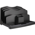 Business Source Smart Sorter Letter Tray/Organizer, Black, 1 Box, BSN26372