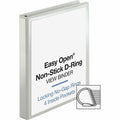 Business Source Locking D-Ring View Binder, White, 8 1/2" Width x 11" Length, BSN26955