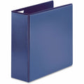 Business Source Easy Open Nonstick D-Ring View Binder, Navy, 8 1/2" Width x 11" Length, BSN26977
