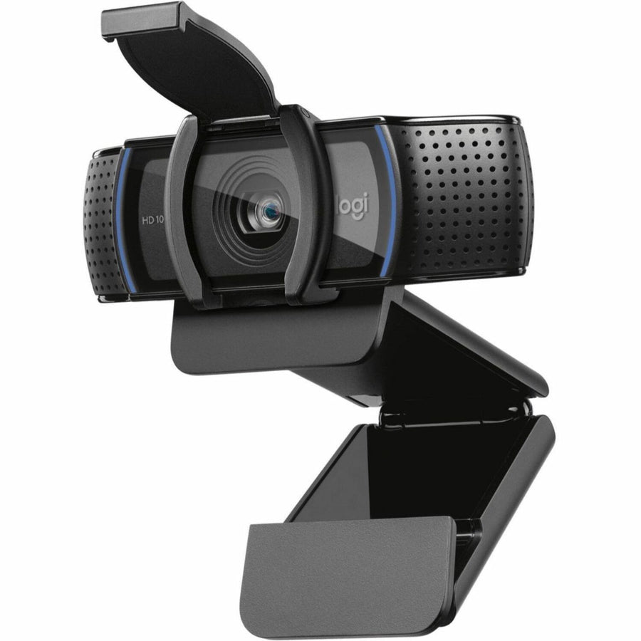 Logitech C920S HD PRO Webcam, 3.7" x 1.7", Black, Microphone, LOG960001257