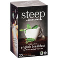 Bigelow Tea Company Steep by Bigelow Organic English Breakfast Black Tea Bag, 20 / Box, BTC17701