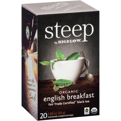 Bigelow Tea Organic English Breakfast Black Tea Bag, 20 / Box, BTC17701