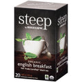 Bigelow Tea Company Steep by Bigelow Organic English Breakfast Black Tea Bag, 20 / Box, BTC17701