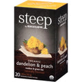 Bigelow Tea Organic Dandelion & Peach Rooibos & Green Tea Herbal Tea, Green Tea Bag, 20 / Box, BTC17715