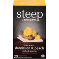 Bigelow Tea Organic Dandelion & Peach Rooibos & Green Tea Herbal Tea, Green Tea Bag, 20 / Box, BTC17715