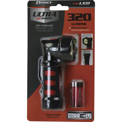 Dorcy Ultra HD Series COB Swivel Flashlight, Red, DCY414349