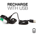 Energizer Vision Ultra HD Rechargeable Headlamp (Includes USB Charging Cable), Green, EVEENHDFRLP