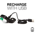 Energizer Vision Ultra HD Rechargeable Headlamp (Includes USB Charging Cable), Green, EVEENHDFRLP
