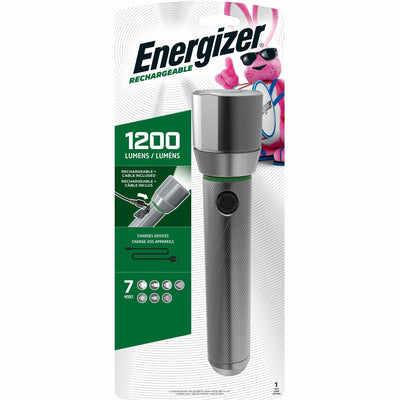 Energizer Vision HD Rechargeable LED Flashlight, Aluminum, EVEENPMHRL7