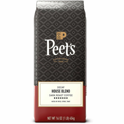 Peet's Coffee & Tea Peet's Coffee Ground House Blend Decaf Coffee, PEE501487