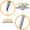 BIC Round Stic Ballpoint Pen, 240 / Carton, BICGSM240BK